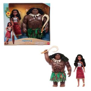 Muñecos Mattel Moana 2 Muñecos Moana y Maui