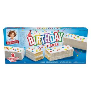 Pastelito Little Debbie Birthday Cake