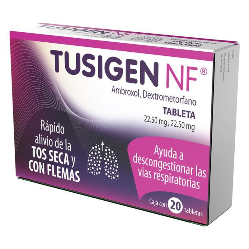 TUSIGEN NF c/20 TABS 22.5/22.5 MG.