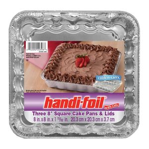 Molde de Aluminio con Tapas Handi Foil 3 pz