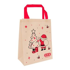 Bolsa Reutilizable Santa 2025 Blanca 1 Pz 1 Pz