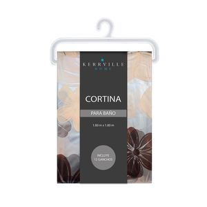 Cortina Baño Milan Café 1 Pz