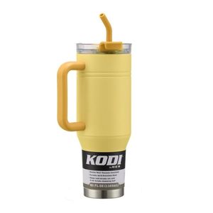 Termo 40oz Limon con Popote 1 Pz