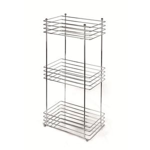 Baño Organizador de Espacio 3 Niveles Negro 59x25. 1 Pz